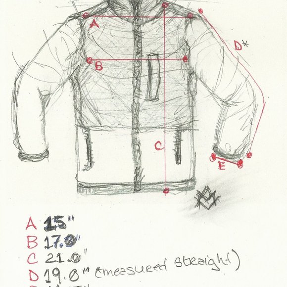 Orange Fleece Zip Up Jacket - Youth 8/M - Picture 3 of 3